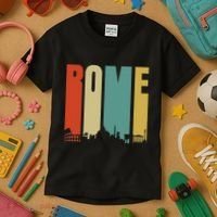 Rome Skyline Italy Gift For All Italians Kids T-Shirt thumb 3