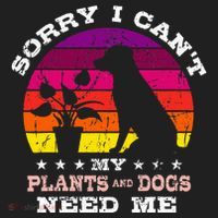 Retro Sorry I CanT My Plants And Dogs Need Me Gardener Beanie thumb 2