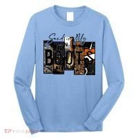 Retro Sand In My Boots Western Country Music Cowboy Gift Long Sleeve Shirt thumb 0
