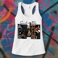 Retro Sand In My Boots Western Country Music Cowboy Gift Women's Tank Top thumb 3