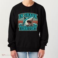 Retro Shark In Shark Territory Women's Sweatshirt thumb 0