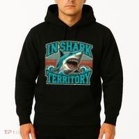Retro Shark In Shark Territory Hoodie thumb 2