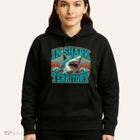 Retro Shark In Shark Territory Hoodie thumb 5
