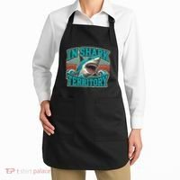 Retro Shark In Shark Territory Apron thumb 2