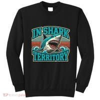 Retro Shark In Shark Territory Sweatshirt thumb 0
