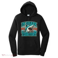 Retro Shark In Shark Territory Women's Hoodie thumb 0