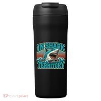 Retro Shark In Shark Territory 24oz Duet Stainless Steel Tumbler thumb 0