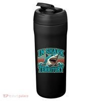 Retro Shark In Shark Territory 24oz Duet Stainless Steel Tumbler thumb 3