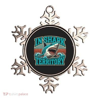 Retro Shark In Shark Territory Ornament