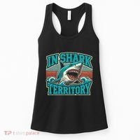 Retro Shark In Shark Territory Women's Tank Top thumb 0