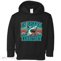 Retro Shark In Shark Territory Toddler Hoodie thumb 0