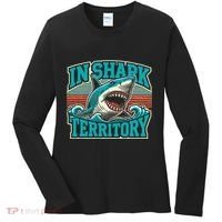 Retro Shark In Shark Territory Women's Long Sleeve Shirt thumb 0