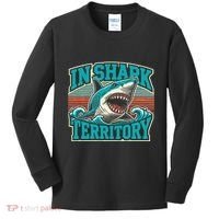 Retro Shark In Shark Territory Kids Long Sleeve Shirt thumb 0