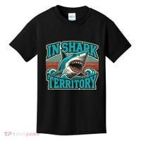 Retro Shark In Shark Territory Kids T-Shirt thumb 0