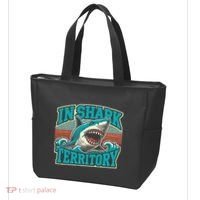 Retro Shark In Shark Territory Tote Bag thumb 3