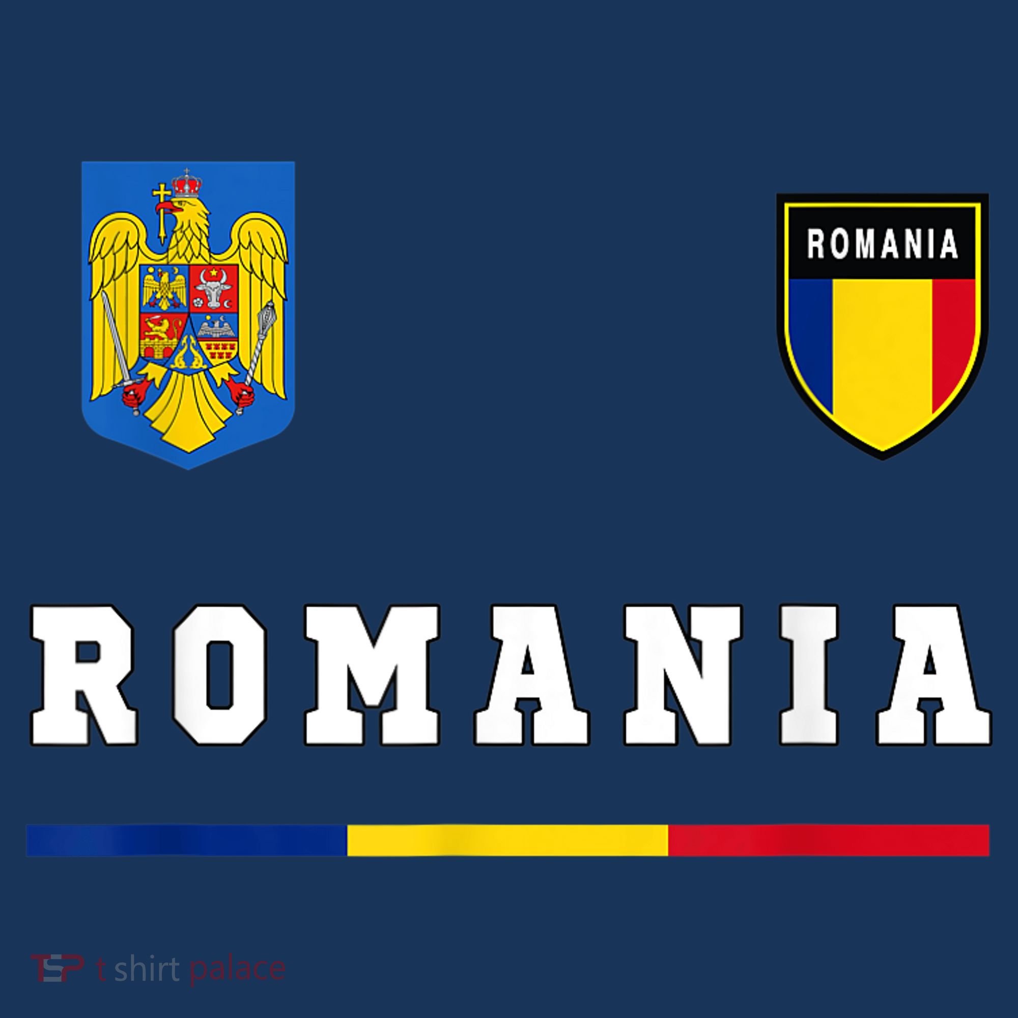 Romania Sport/Soccer Jersey Tee Flag Football Hoodie