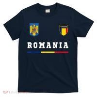 Romania Sport/Soccer Jersey Tee Flag Football T-Shirt thumb 0