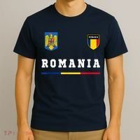 Romania Sport/Soccer Jersey Tee Flag Football T-Shirt thumb 3
