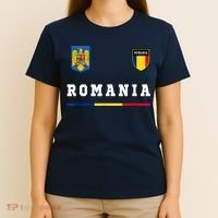 Romania Sport/Soccer Jersey Tee Flag Football T-Shirt thumb 4