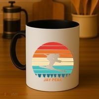 Retro Sunset Jay Peak Vermont Skiing Skier Gift Coffee Mug thumb 4