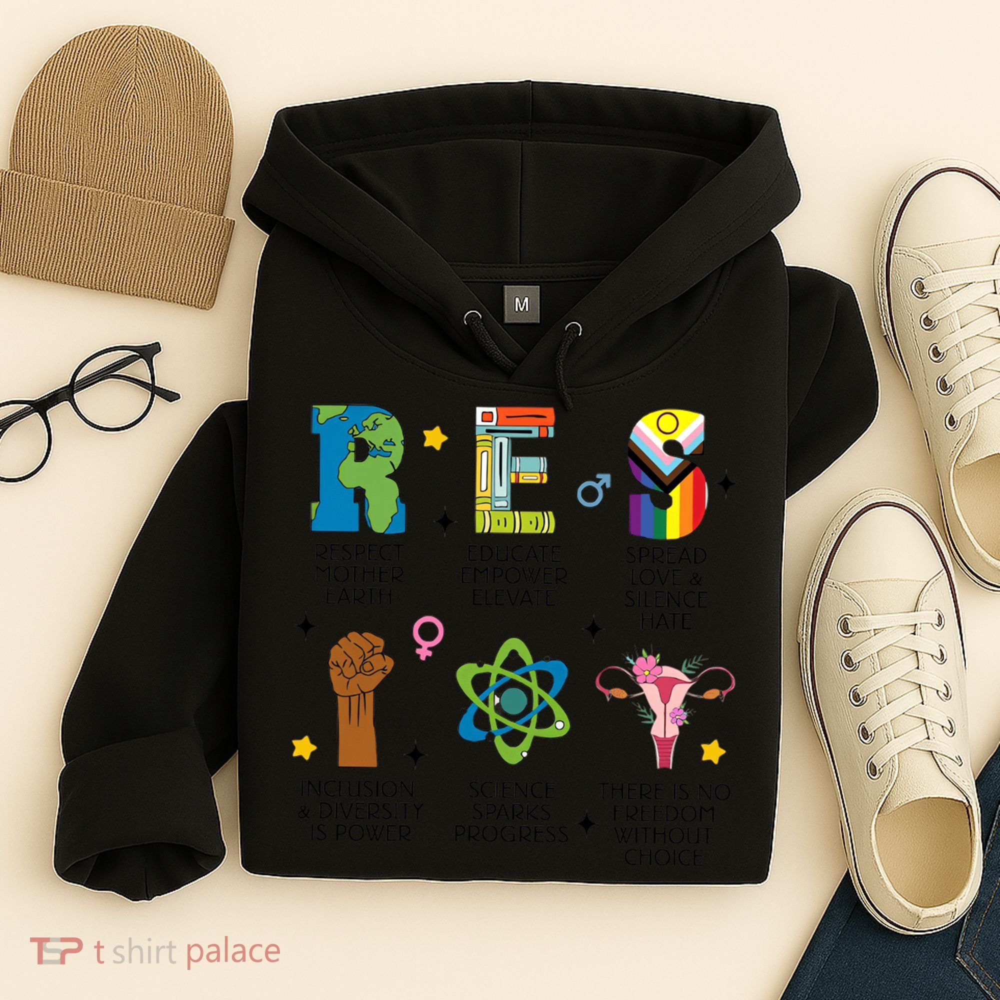 RESPECT Social Justice Acronym Hoodie