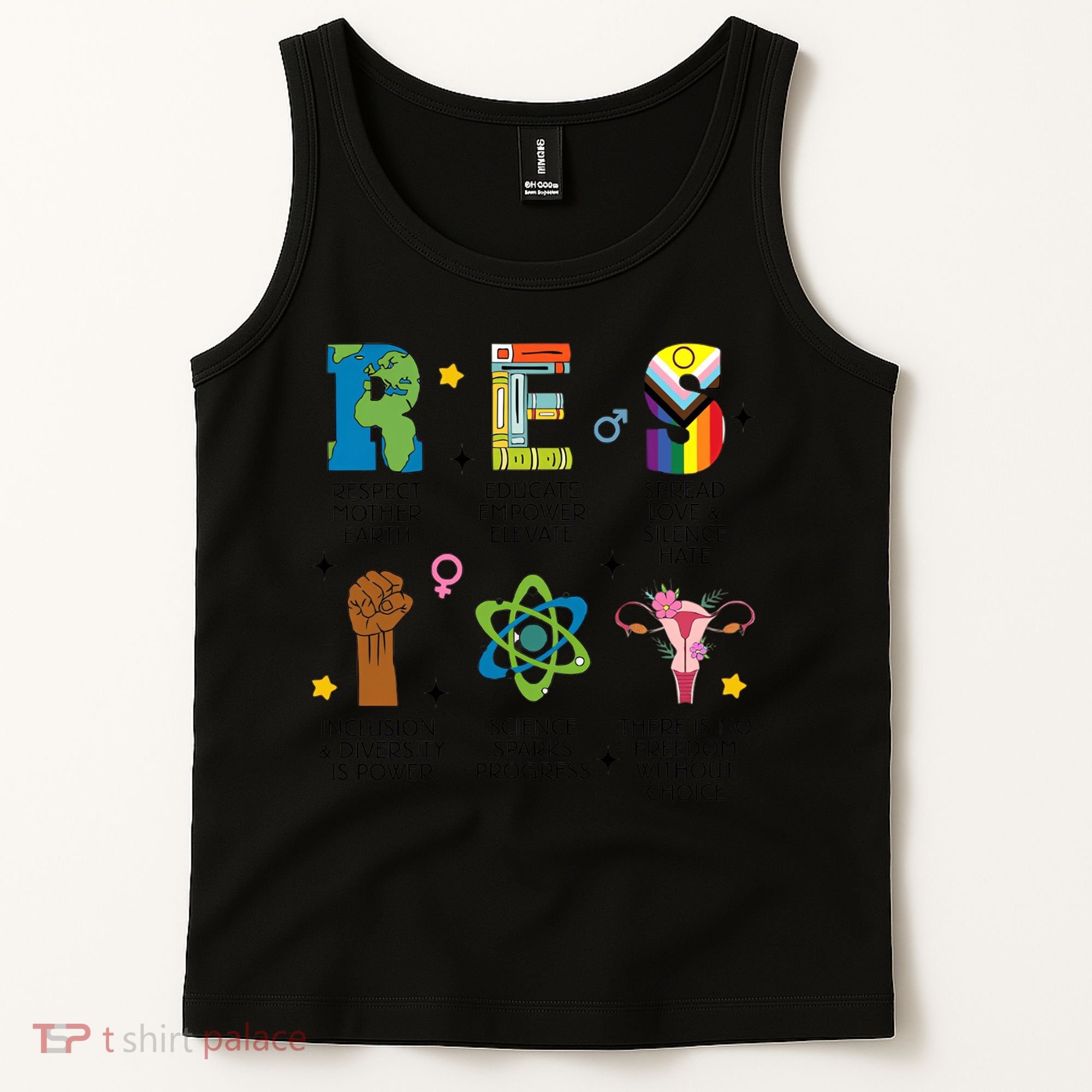 RESPECT Social Justice Acronym Tank Top