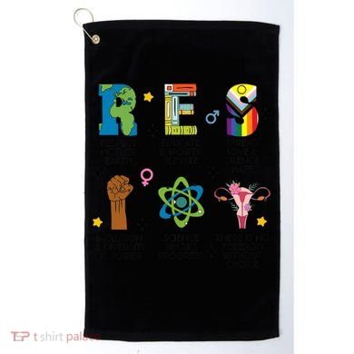 RESPECT Social Justice Acronym Golf Towel