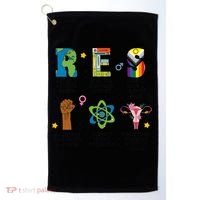 RESPECT Social Justice Acronym Golf Towel thumb 0