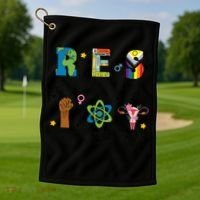 RESPECT Social Justice Acronym Golf Towel thumb 1