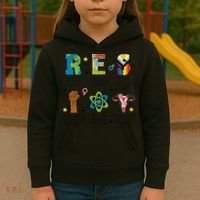 RESPECT Social Justice Acronym Kids Hoodie thumb 3