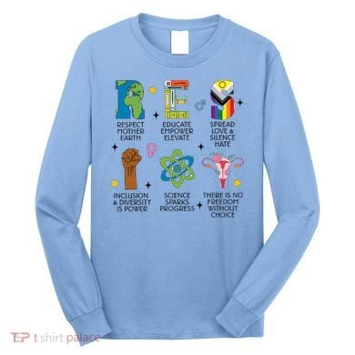 RESPECT Social Justice Acronym Long Sleeve Shirt