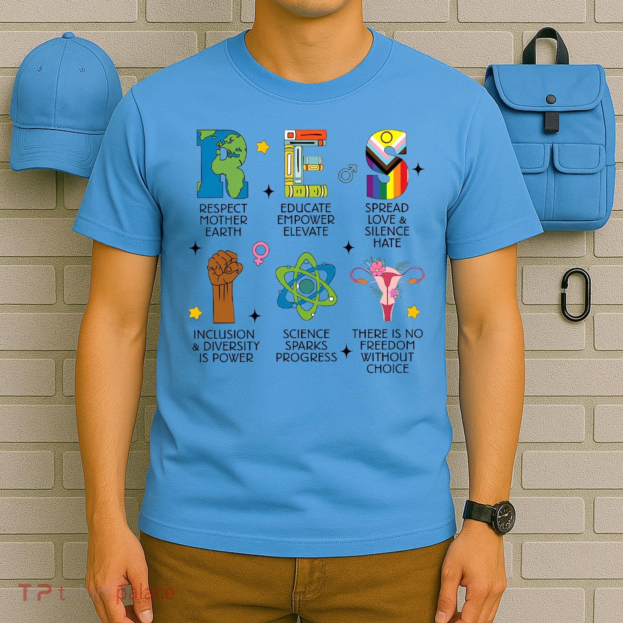 RESPECT Social Justice Acronym T-Shirt