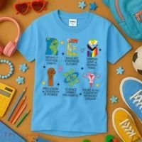 RESPECT Social Justice Acronym Kids T-Shirt thumb 3