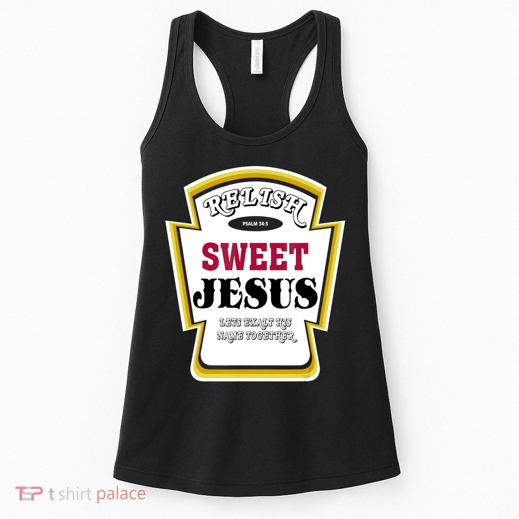 Relish Sweet Jesus Christian Parody Women's Tank Top