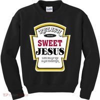 Relish Sweet Jesus Christian Parody Kids Sweatshirt thumb 0