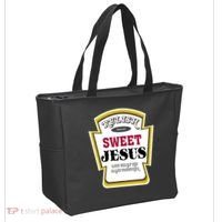 Relish Sweet Jesus Christian Parody Tote Bag thumb 2