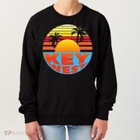 Retro Sunset Key West Florida Women's Sweatshirt thumb 0