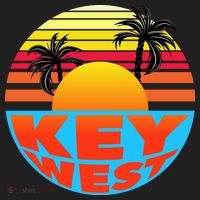 Retro Sunset Key West Florida Women's Sweatshirt thumb 2