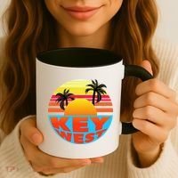 Retro Sunset Key West Florida Coffee Mug thumb 3