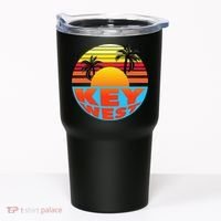 Retro Sunset Key West Florida Tumbler thumb 0