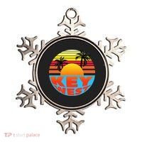 Retro Sunset Key West Florida Ornament thumb 0