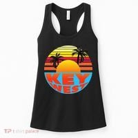 Retro Sunset Key West Florida Women's Tank Top thumb 0