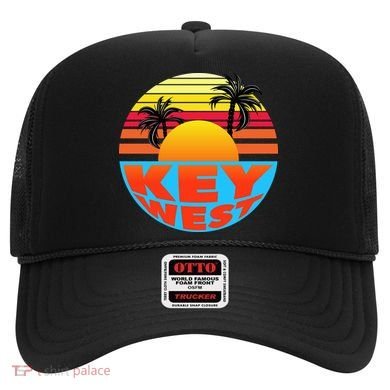 Retro Sunset Key West Florida Hat