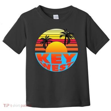 Retro Sunset Key West Florida Toddler T-Shirt