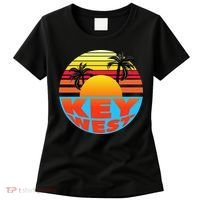Retro Sunset Key West Florida Women's T-Shirt thumb 0