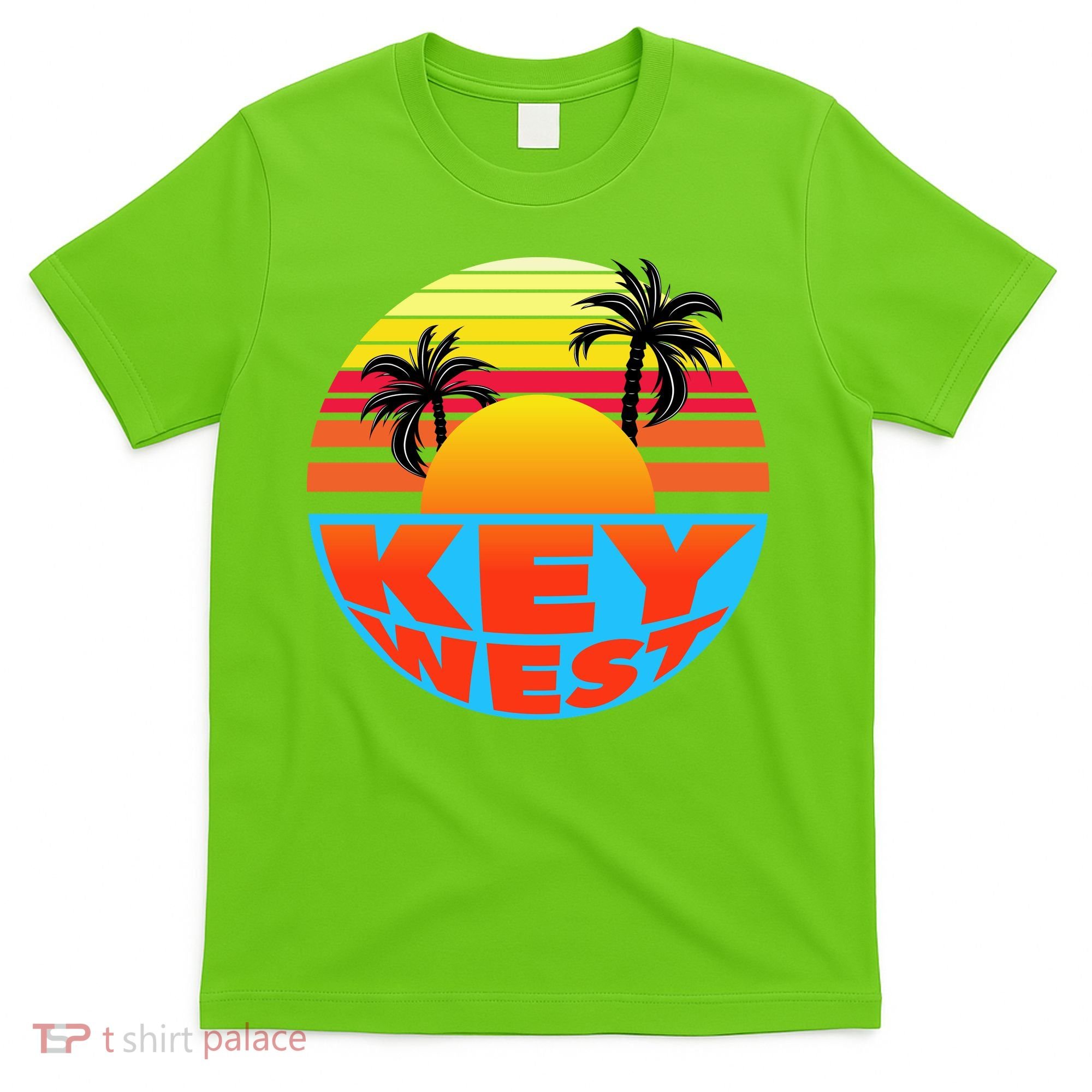 Retro Sunset Key West Florida T-Shirt
