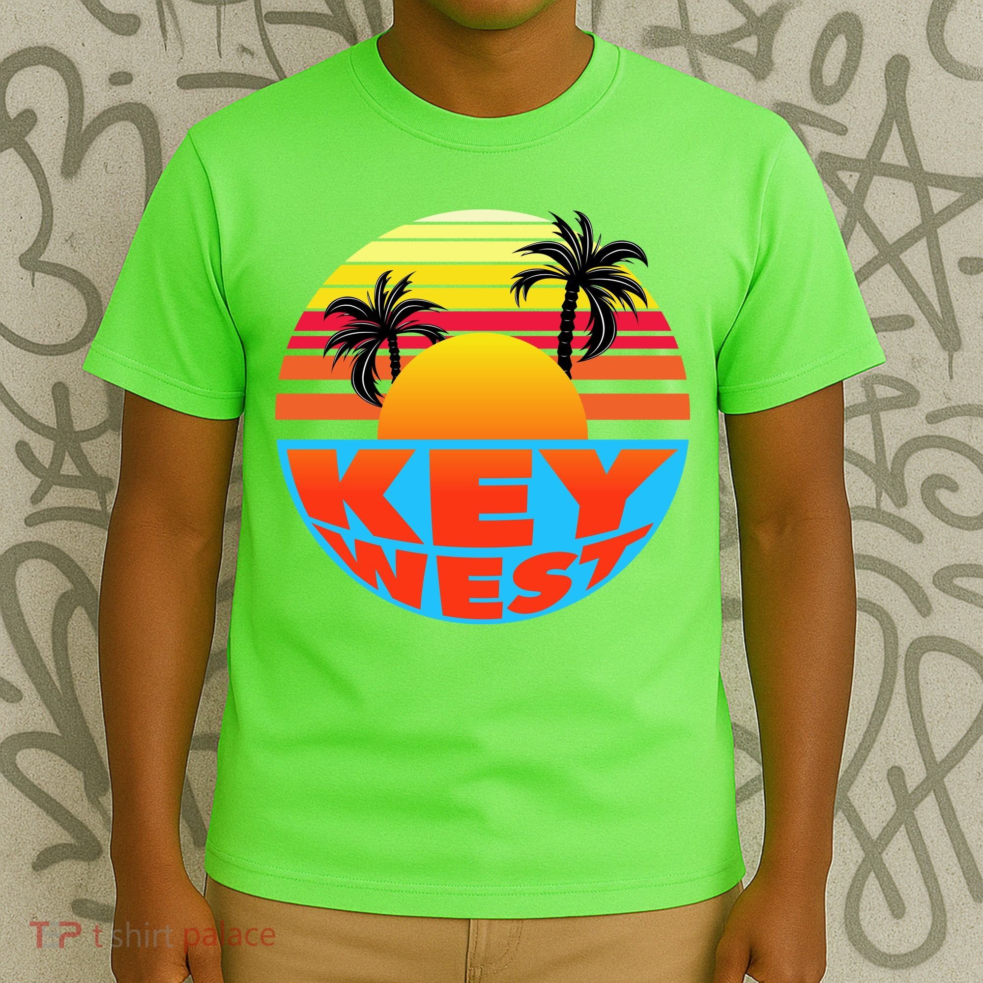 Retro Sunset Key West Florida T-Shirt