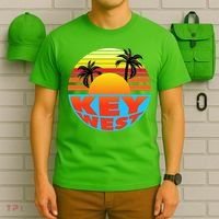 Retro Sunset Key West Florida T-Shirt thumb 6