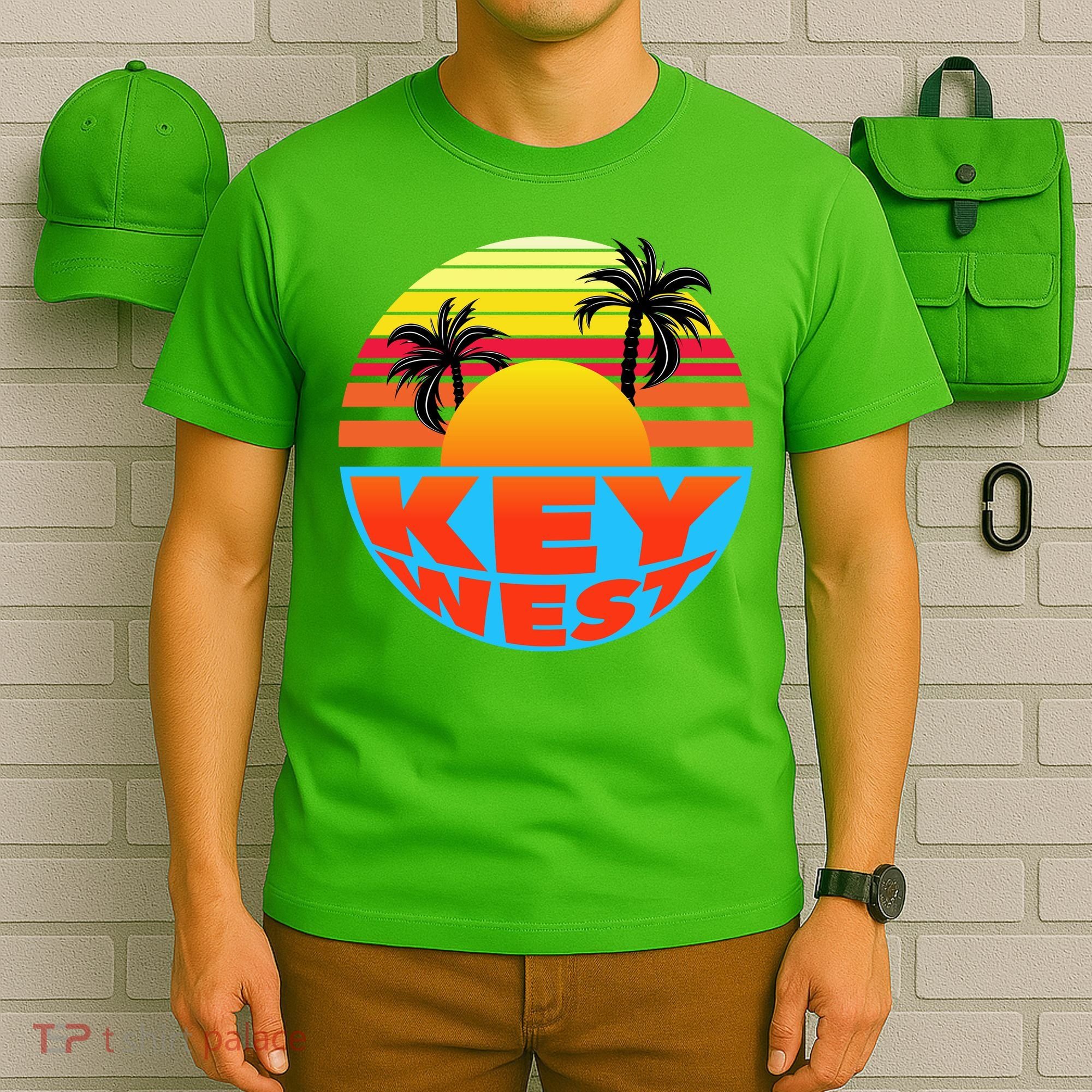 Retro Sunset Key West Florida T-Shirt