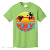 Retro Sunset Key West Florida Kids T-Shirt thumb 0